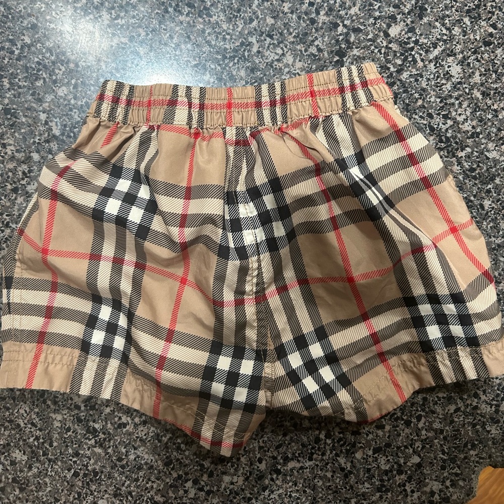 Infant Burberry Swim trunks